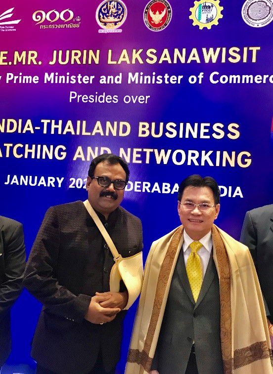 Skålleague Valmiki Hari Kishan appraised His Excellency Jurin Laksanawisit Deputy Prime Minister of Thailand